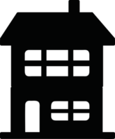 huis en huis pictogram symbool teken png