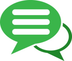 Speech bubble icon sign design png