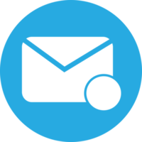 diseño de símbolo de signo de icono de correo electrónico y correo png