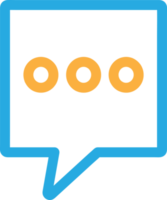 Speech bubbles icon sign symbol design png