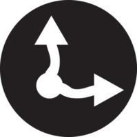 pil tecken ikon tecken symbol design png