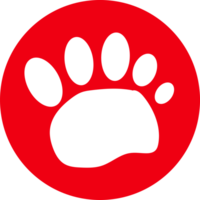 Animal footprint icon sign design png