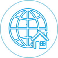 Globe icon world sign symbol design png