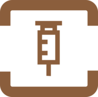 Simple Syringe icon sign design png