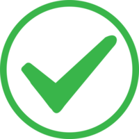 Tick icon accept approve sign design png