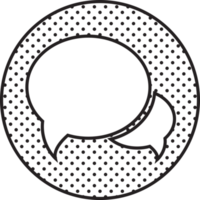 Sprechblase Chat-Symbol Zeichen Symbol Design png