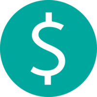 Money icon sign design png