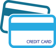 design de símbolo de sinal de ícone de cartão de crédito png