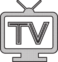 TV-ikonen tecken symbol design png