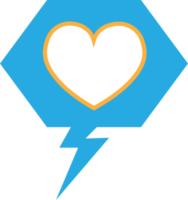 Heart icon sign symbol design png