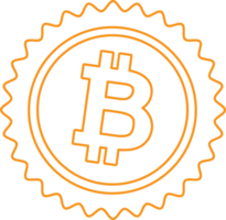 bitcoin icona segno simbolo design png