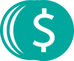 diseño de signo de icono de dinero png