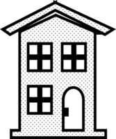 symbole de la maison et conception de signe d'icône de maison png