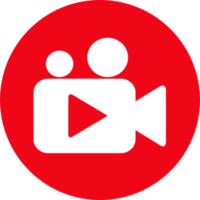 design del segno dell'icona della videocamera png