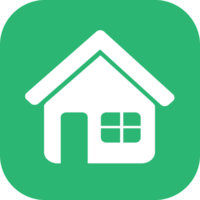 House symbol and home icon sign design png