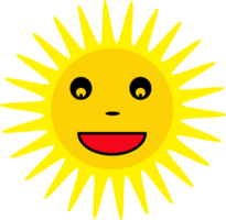 sun icon emotion cartoon sign symbol design png