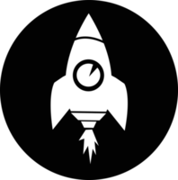 fusée icône signe symbole conception