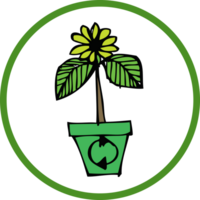 handgetekende boom pictogram teken symbool ontwerp png