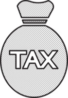 Tax icon sign symbol design png