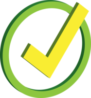 Tick Check Mark Icon sign symbol design png