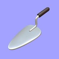 Mini Shovel 3D Illustration Design photo