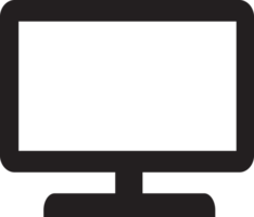 TV-ikonen tecken symbol design png