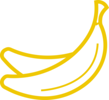 icono de plátano, símbolo de signo de plátano png
