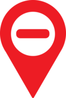 Map pointer pin icon sign design png