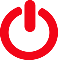 diseño de símbolo de signo de icono de poder png