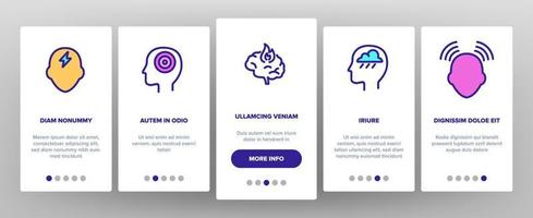 Headache Onboarding Vector