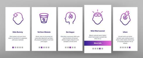 Headache Onboarding Vector