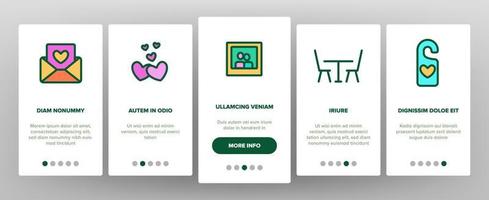 Honeymoon Onboarding Vector