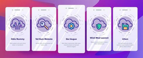 Cloud Service Onboarding Vector