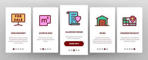 Real Estate Elements Vector Onboarding