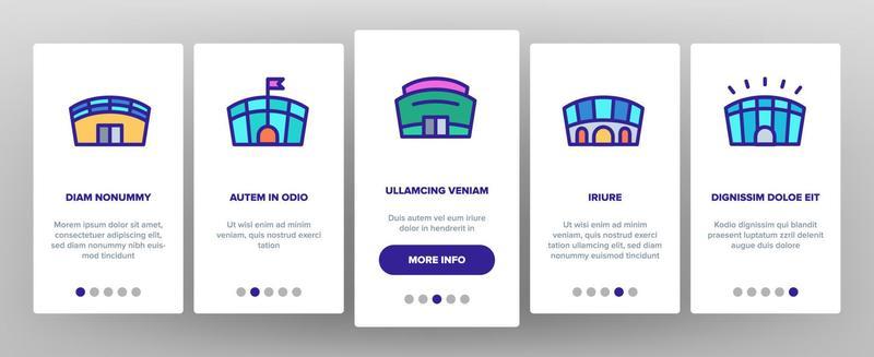 Arena Buildings Onboarding Vector