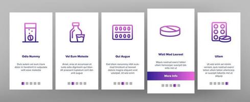 Color Antibiotic Onboarding Vector