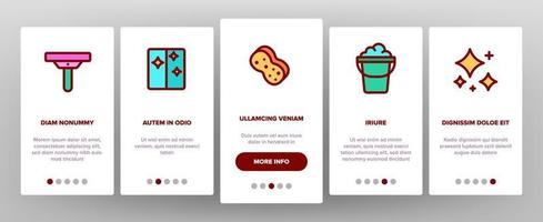 Window Cleaning Onboarding Vector