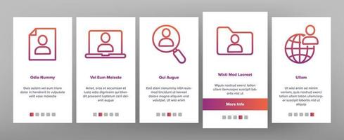 User Sign Onboarding Vector