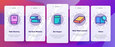 Color Library Book Vector Onboarding