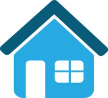 símbolo de casa e design de sinal de ícone em casa png