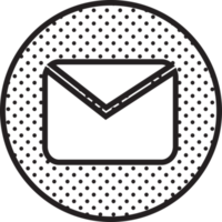 design de símbolo de sinal de ícone de e-mail e correio png