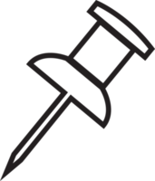 tryckstift ikon tecken symbol design png