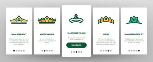 Tiara, Royal Accessory Vector Onboarding