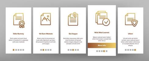 Digital, Computer Documents, File Vector Onboarding