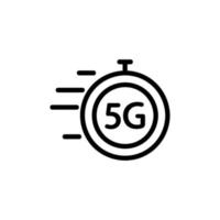 wifi connection icon vector. Isolated contour symbol illustration vector