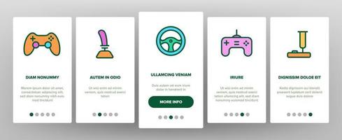 Gaming Joystick Vector Onboarding