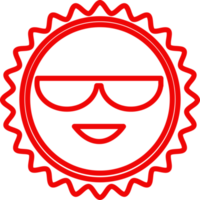 Sun icon sign symbol design png