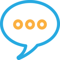 Speech bubbles icon sign symbol design png