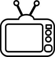 TV-ikonen illustration tecken symbol design png