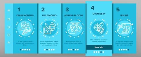Criminal Acts, Bandit Vector Onboarding Mobile App Page Screen
